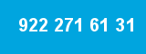 922 271 61 31 922 271 61 31